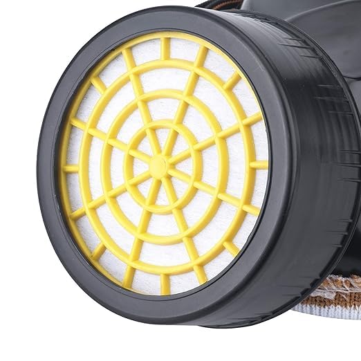 Dust-Proof Chemical Respirator Paint Gas Mask Double Cartridge Double Filter Chemical Half Face Respirator Mask (NP306)