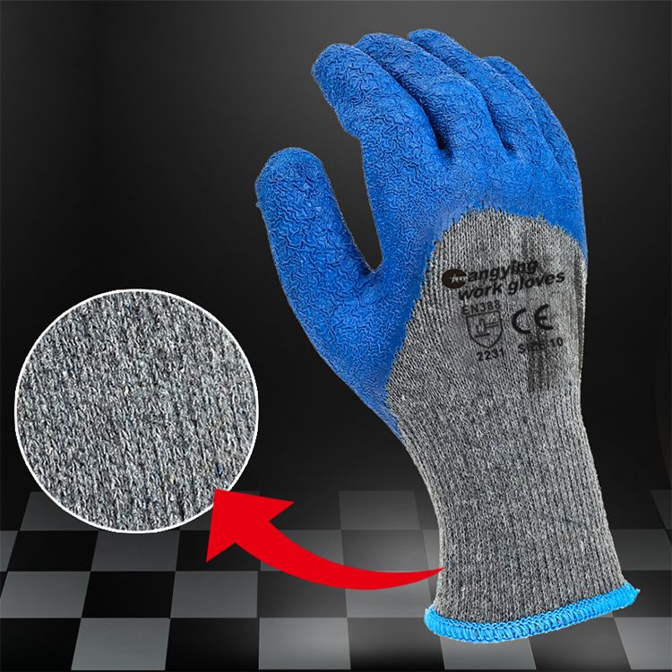 Anti Cut Working Gloves, Nitrile Coated, Construction Work Safety Gloves, Cut Resistant Hand Safety Gloves, Cut-Proof with Soft Grade Finishing for Home, Gardening, Industrial and Multipurpose Gloves