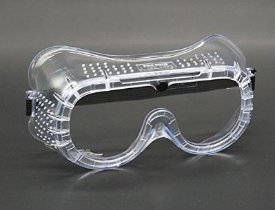 Premium Clear 3M Safety Goggles, Safety Wear, Eye Glasses Protects From Chemicals, Clear Lens, Transparent Goggles, Anti Fog Work Glasses Multipurpose For Industrial, Lab, Home and Hospital Wear