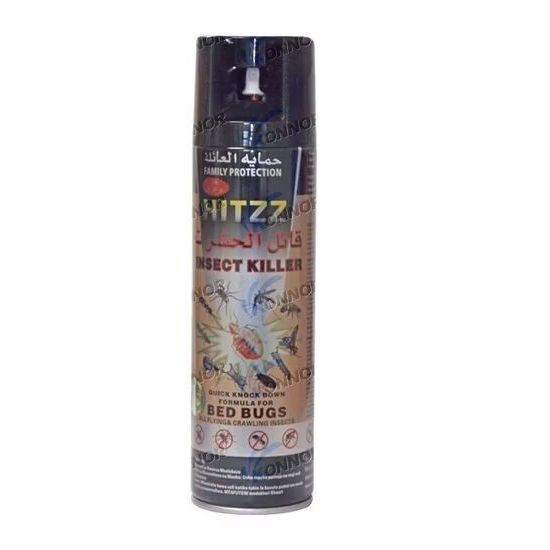 Powerful Aerosol Spray Hitzz Insect Killer Spray Family Protect Fly Killer Spray for Household Insect Killer Instant Killing Power