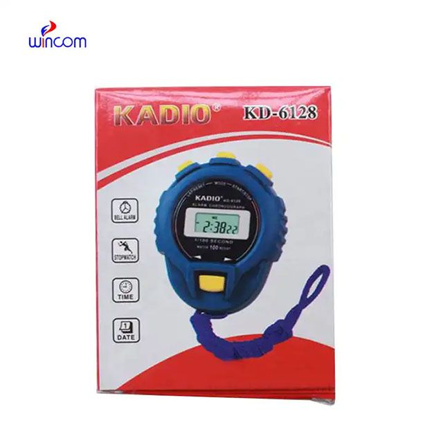 Kadio Professional Digital Chronometer Alarm Clock Chronograph Timer Stopwatch Counter Stop Watch Pro Stopwatch with Clear LCD, Lap/Reset & Alarm for Athletes and Coaches