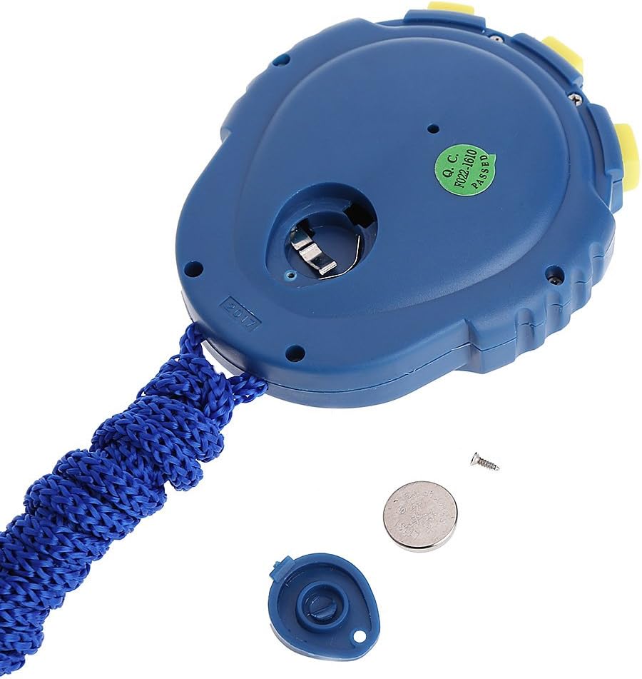 Kadio Professional Digital Chronometer Alarm Clock Chronograph Timer Stopwatch Counter Stop Watch Pro Stopwatch with Clear LCD, Lap/Reset & Alarm for Athletes and Coaches