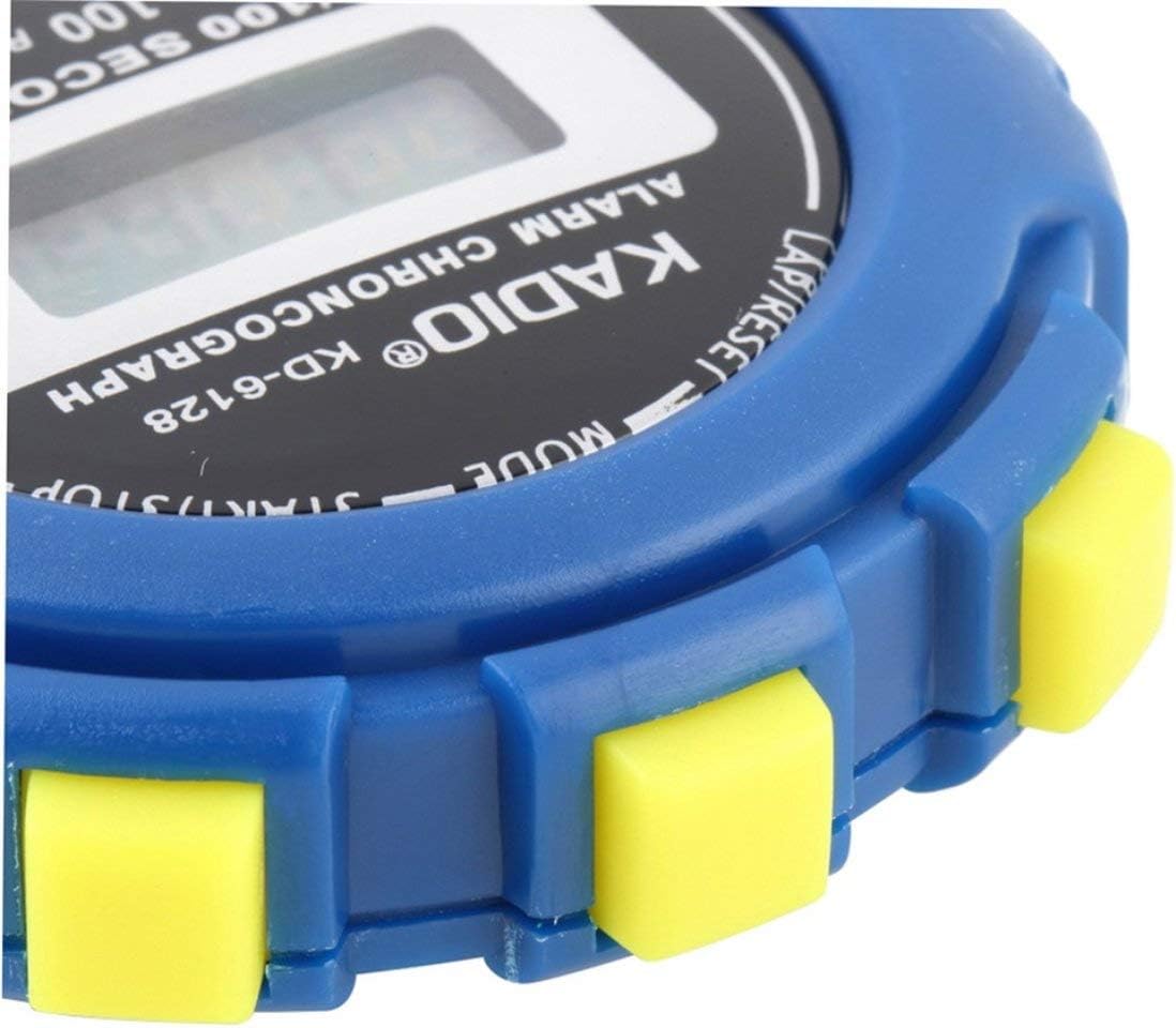 Kadio Professional Digital Chronometer Alarm Clock Chronograph Timer Stopwatch Counter Stop Watch Pro Stopwatch with Clear LCD, Lap/Reset & Alarm for Athletes and Coaches