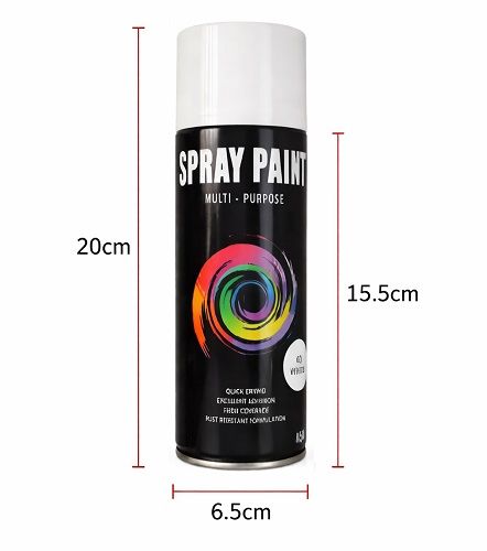 Multi-Purpose High Quality Spray Paint Black 450ml – Quick Dry, Rust Resistant, Long Lasting & Smooth Finish
