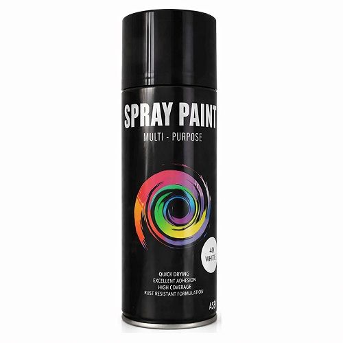 Multi-Purpose High Quality Spray Paint Black 450ml – Quick Dry, Rust Resistant, Long Lasting & Smooth Finish