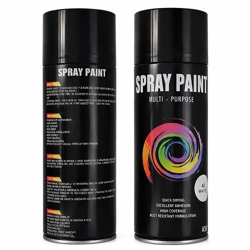 Multi-Purpose High Quality Spray Paint Black 450ml – Quick Dry, Rust Resistant, Long Lasting & Smooth Finish