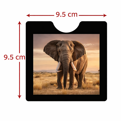 Car Insurance Card Holder Sticker Insurance Pocket Display Pocket The Big 5 Animal Print Custom Car Insurance Card Holder Sticker Display Pocket Windshield Electrostatic Sticker