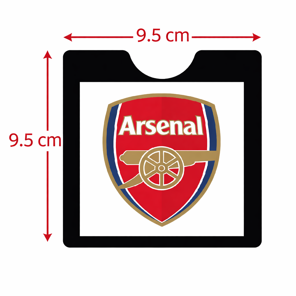 Car Insurance Card Holder Sticker Insurance Pocket Display Premier League / Laliga Football Teams Custom Logo Car Insurance Pocket Card Holder Sticker Display Pocket Windshield Electrostatic Sticker