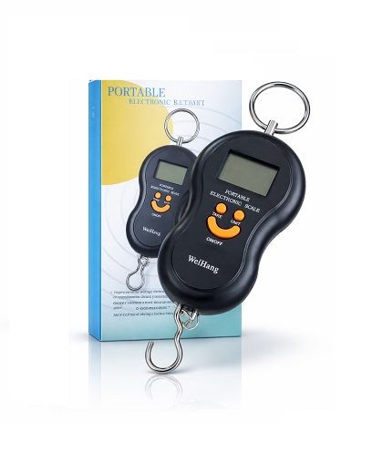 Digital Hanging Scale 0-50 Kgs Electronic Portable Weighing Scale Luggage Postal Scale Balance Hook with Backlight LCD Display for Home, Travelling, Farm & Outdoor - Smart, Portable & Reliable