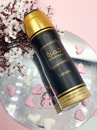 Lattafa Khamrah Body Spray 200ml Warm, Sweet, and Spicy Scent Khamrah Perfumed Body Spray By Lattafa Unisex Fragrance