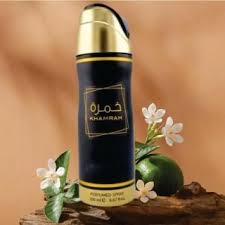 Lattafa Khamrah Body Spray 200ml Warm, Sweet, and Spicy Scent Khamrah Perfumed Body Spray By Lattafa Unisex Fragrance