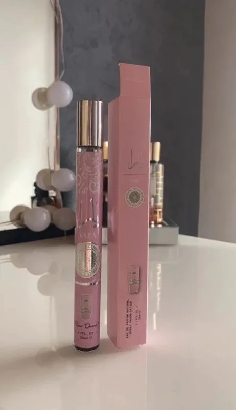 Yara Pink Eau De Parfum 35ML/1.18Floz Mini Pocket Spray 1pc By Lattafa Yara Pink Travel-sized Perfume Fragrance Suitable for Women