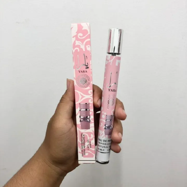 Yara Pink Eau De Parfum 35ML/1.18Floz Mini Pocket Spray 1pc By Lattafa Yara Pink Travel-sized Perfume Fragrance Suitable for Women