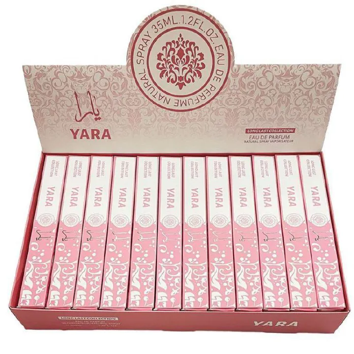Yara Pink Eau De Parfum 35ML/1.18Floz Mini Pocket Spray 1pc By Lattafa Yara Pink Travel-sized Perfume Fragrance Suitable for Women