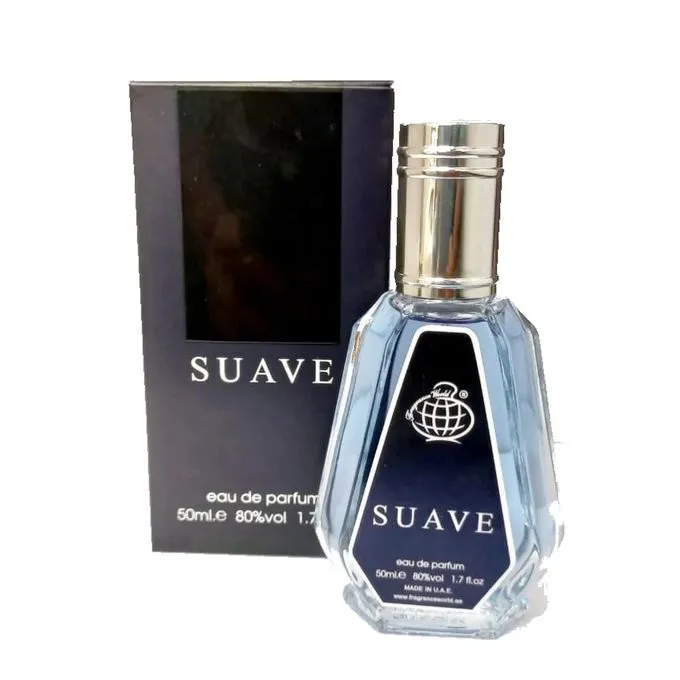 Suave 50ml Eau De Parfum By Fragrance World EDP Suave Perfume Fresh, Spicy, and Woody Classic Masculine Scent
