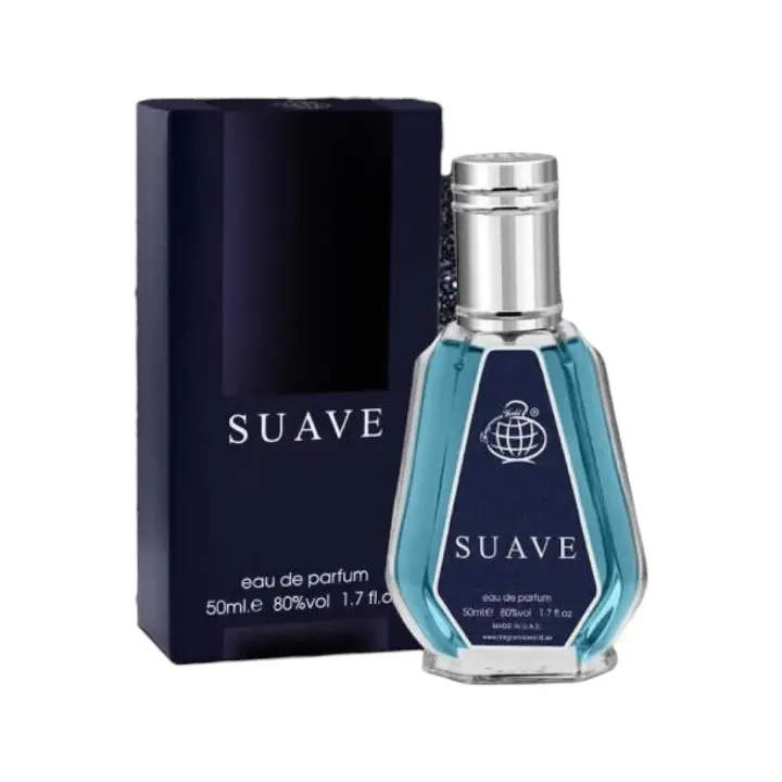 Suave 50ml Eau De Parfum By Fragrance World EDP Suave Perfume Fresh, Spicy, and Woody Classic Masculine Scent
