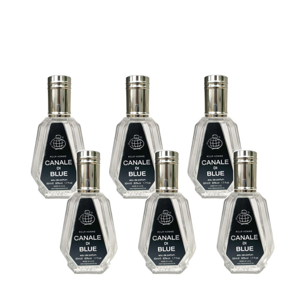 Canale Di Blue Eau De Parfum 50ml By Fragrance World Canale Di Blue Perfume Aromatic woody Men's Fragrance