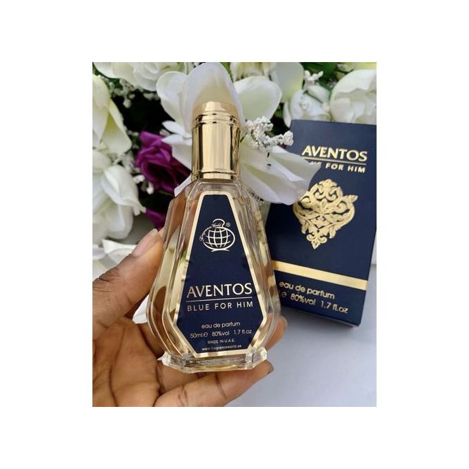 Aventos Blue For Him EDP 50ml Perfume by Fragrance World Aventos Blue For Him Eau De Parfum Men's Fragrance