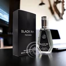 Black Ink Eau De Parfum 50ml by Fragrance World Black Ink Perfume Woody Vetiver Men's Fragrance