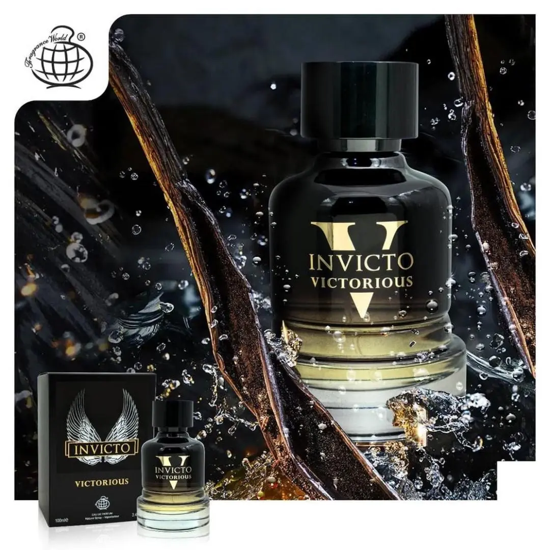 Invicto Victorious Perfume for Men | Invictus Victorious Edp Men Eau De Parfum 100ml | Lemon and Vanilla Fragrance | Invicto Victorious Perfume Spray