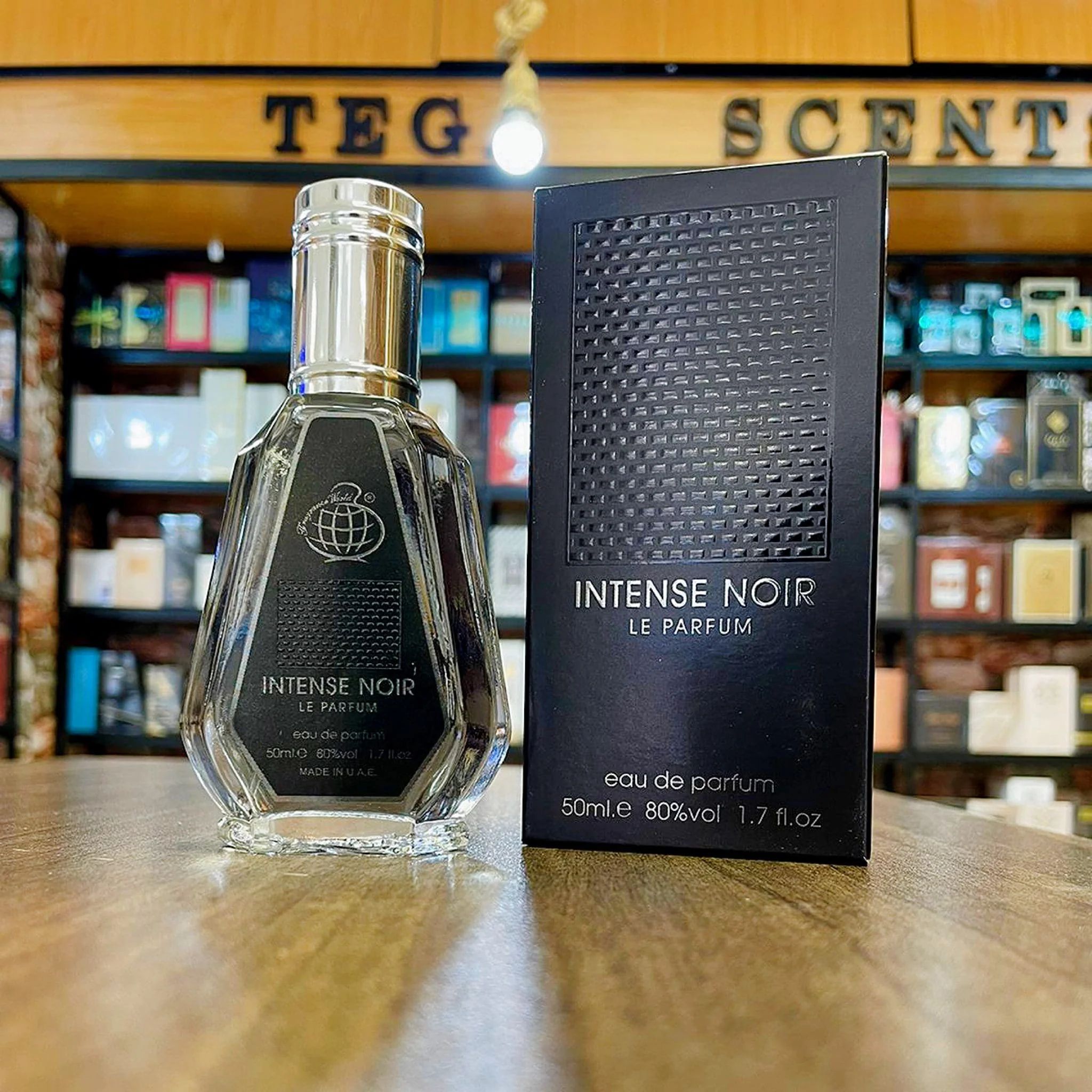 Fragrance World Intense Noir Le Parfum 50ml Eau de Parfum Unisex Fresh, Elegant, and Warm Perfume