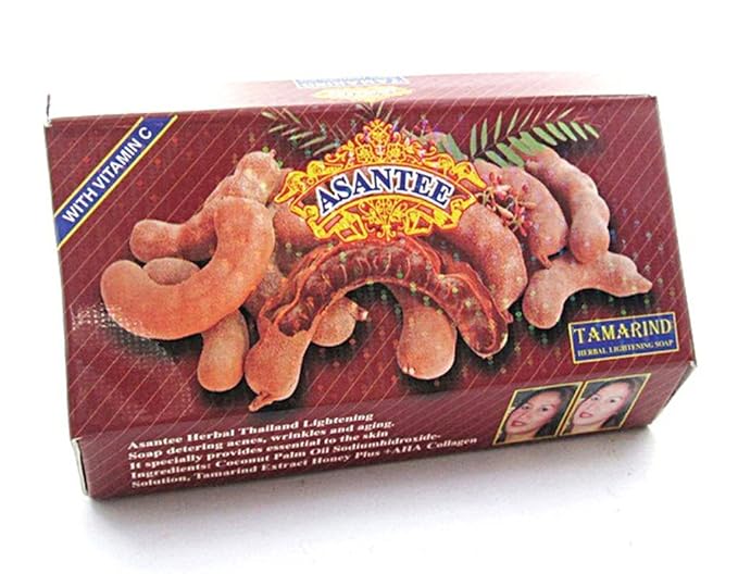 Asantee Tamarind & Goat Milk Herbal Bar Soap 125g (Pack of 1) - Natural Skin Care a Thai-made Product with a Focus on Brightening, Moisturizing, and Anti-aging Benefits