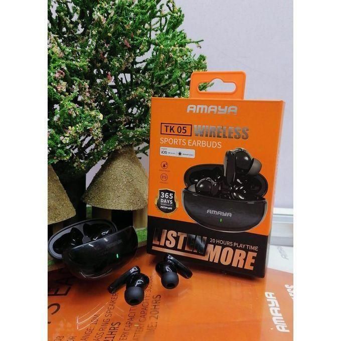 Amaya Wireless Sports Earbuds, 20 Hours Play Time Bluetooth Wireless Headset