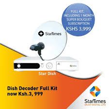 Startimes Dish Decoder full Kit