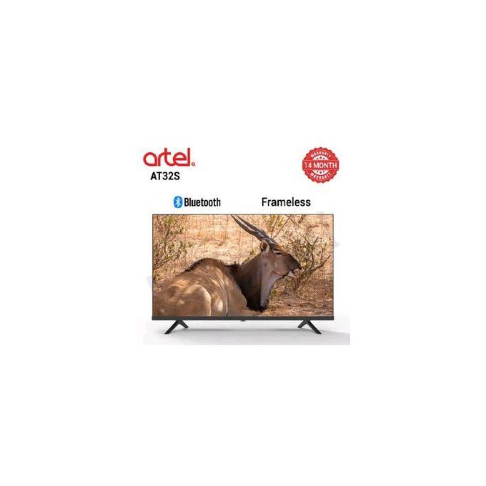 (Offer)Artel 32 inch Frameless Bluetooth Smart TV(AT32S) Netflix Youtube Android AC Energy Saving Televison 1G+8G