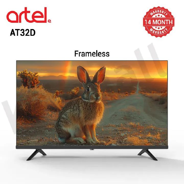 Artel 32 inch Frameless Digital TV(AT32D) with 14 Months Warranty,AC Energy Saving Televison