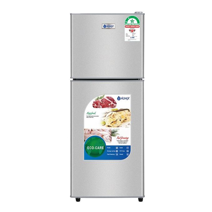 Nunix 138L Double Door Fridge Energy Efficient BCD-138