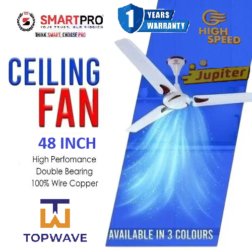 Smart Pro Ceiling Fan 48 Inches with 3 Blades