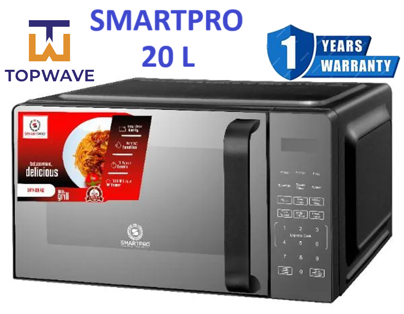 SmartPro 20Ltrs Digital Microwave Oven High Quality Microwaves With Warranty SMV-20L-V2