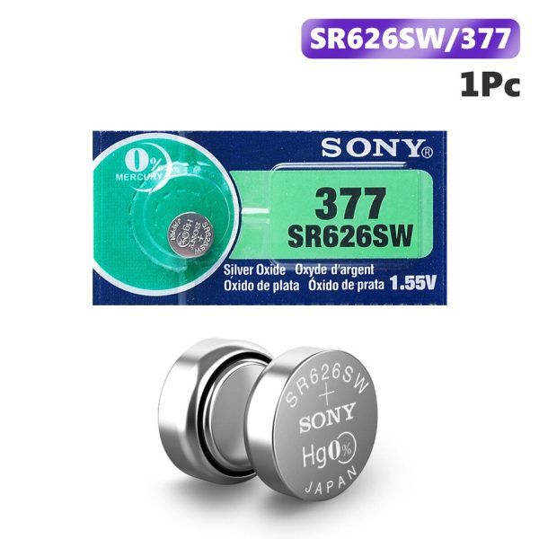 371 SR920SW Silver Oxide Button Battery 1.55V X 1