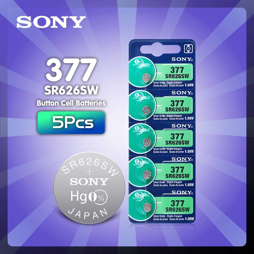 371 SR920SW Silver Oxide Button Battery 1.55V X 1