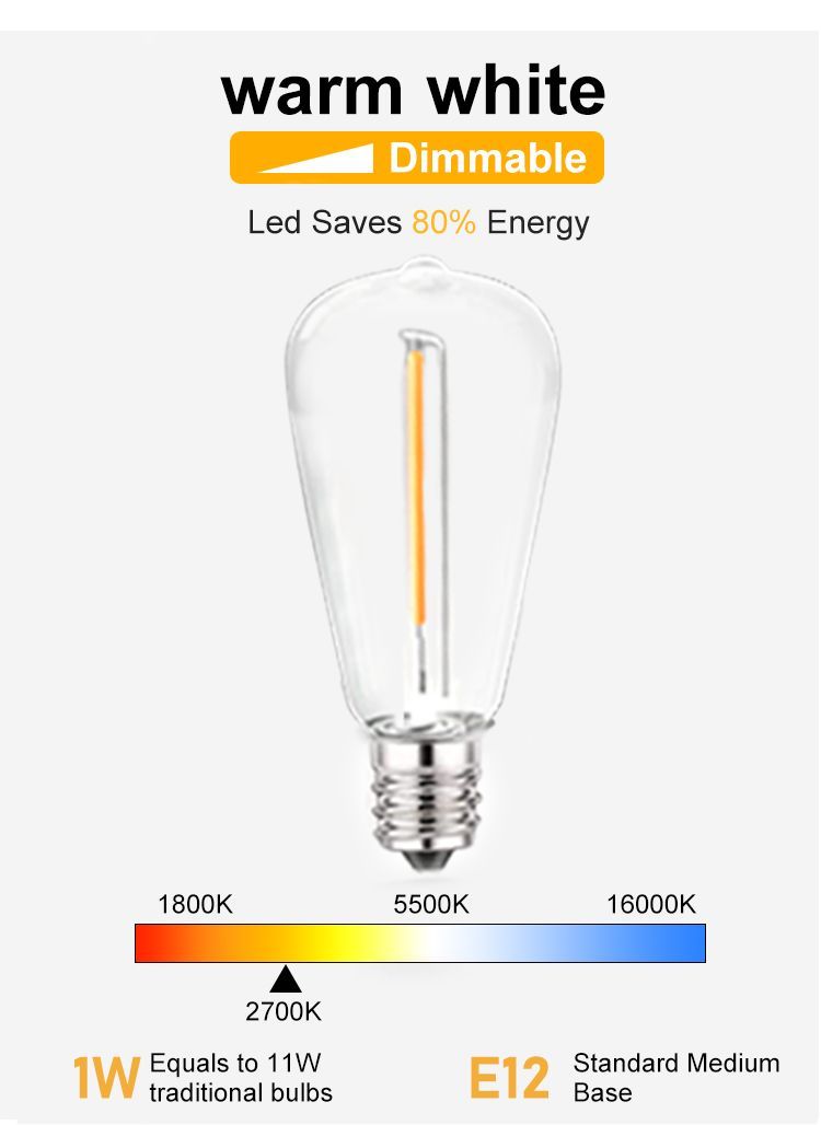 Garden Bulbs Lights 240V 15 LED15 Meters Outdoor String Warm White Decoration Fairy