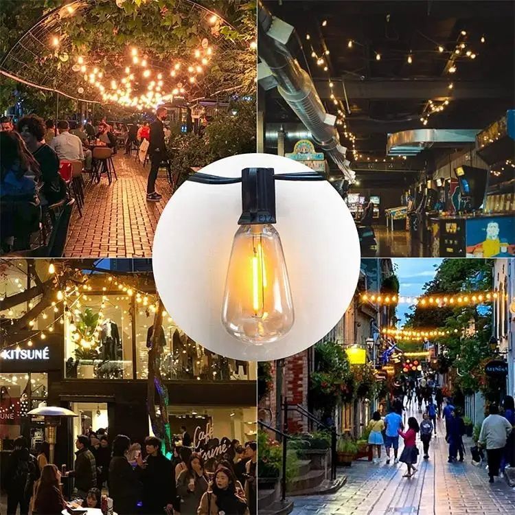 Garden Bulbs Lights 240V 15 LED15 Meters Outdoor String Warm White Decoration Fairy