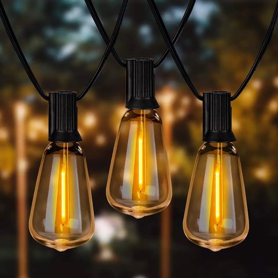 Garden Bulbs Lights 240V 15 LED15 Meters Outdoor String Warm White Decoration Fairy