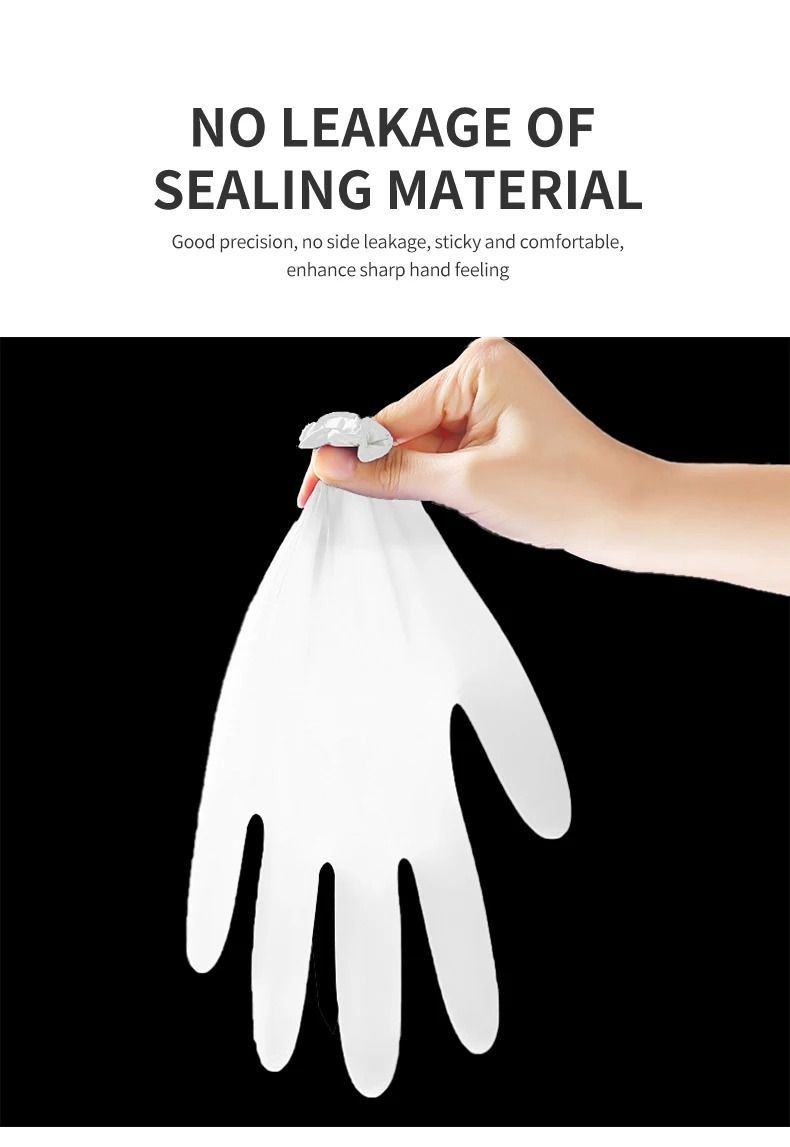 White Nitrile Medical Grade Gloves Silicon Latex Rubber Kitchen