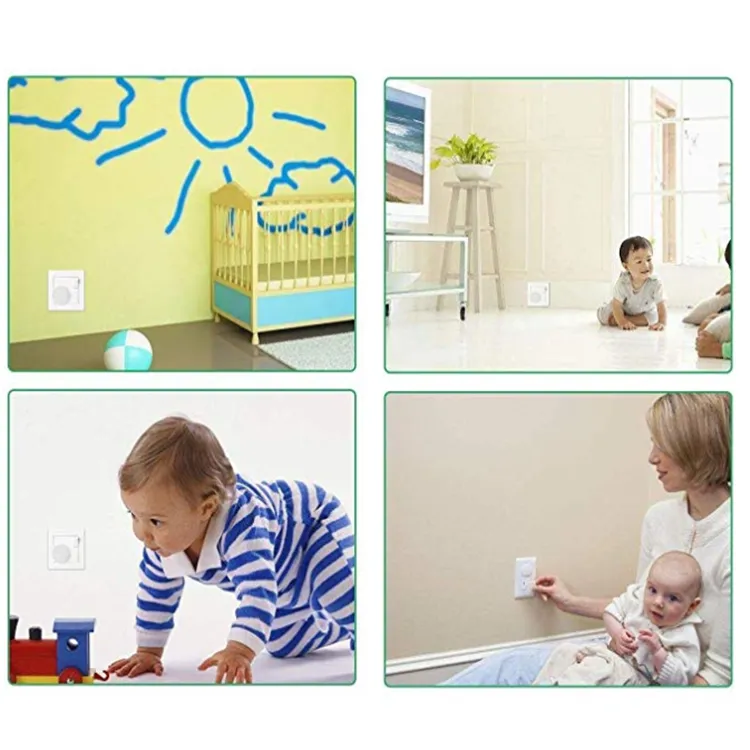 10 x Pcs Childproof Safety Covers Baby Electric Plug Protector Socket (10 – PACK)