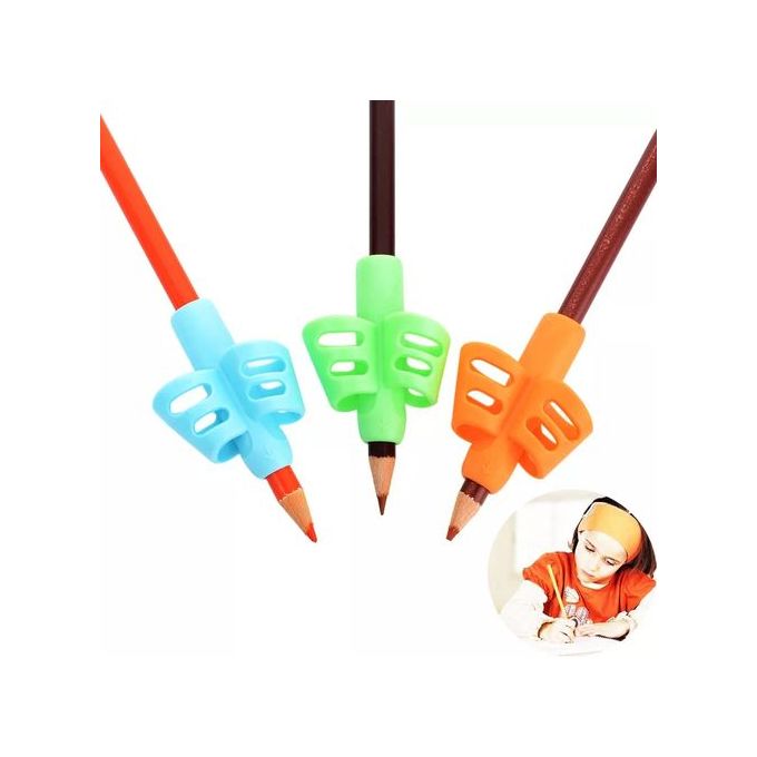 2 x pcs Kids Writing Pencil Pen Assistance Two Fingers Grip