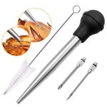 Barksdale Stainless Turkey Baster Silicone Bulb Marinade Injector