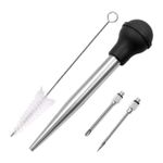 Barksdale Stainless Turkey Baster Silicone Bulb Marinade Injector