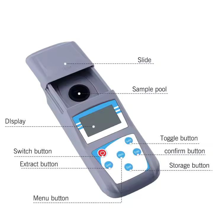 ZD-2A 0-200NTU Portable Digital Turbidity meter Electronic water laboratory meter