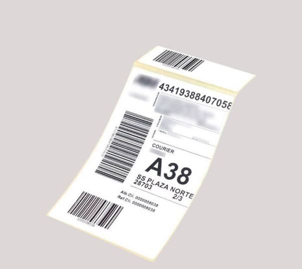 Thermal Adhesive Labels Barcode Roll Label | Size 10x15 cm |  325 pcs / roll | High Quality Thermal Labels