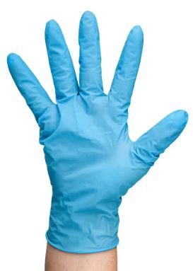 BLUE Nitrile Gloves Powder-Free Medical Grade Examination Gloves 3.5gsm.Gatanamo Food handling Kitchen Tattoo Rubber Silicone