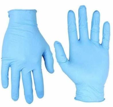 BLUE Nitrile Gloves Powder-Free Medical Grade Examination Gloves 3.5gsm.Gatanamo Food handling Kitchen Tattoo Rubber Silicone