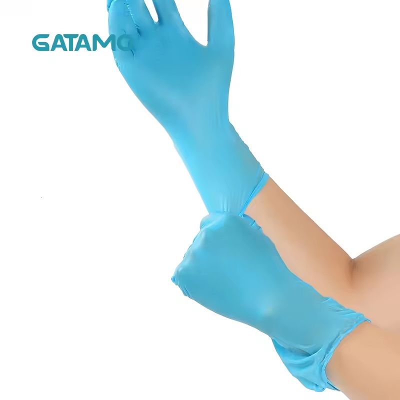 BLUE Nitrile Gloves Powder-Free Medical Grade Examination Gloves 3.5gsm.Gatanamo Food handling Kitchen Tattoo Rubber Silicone