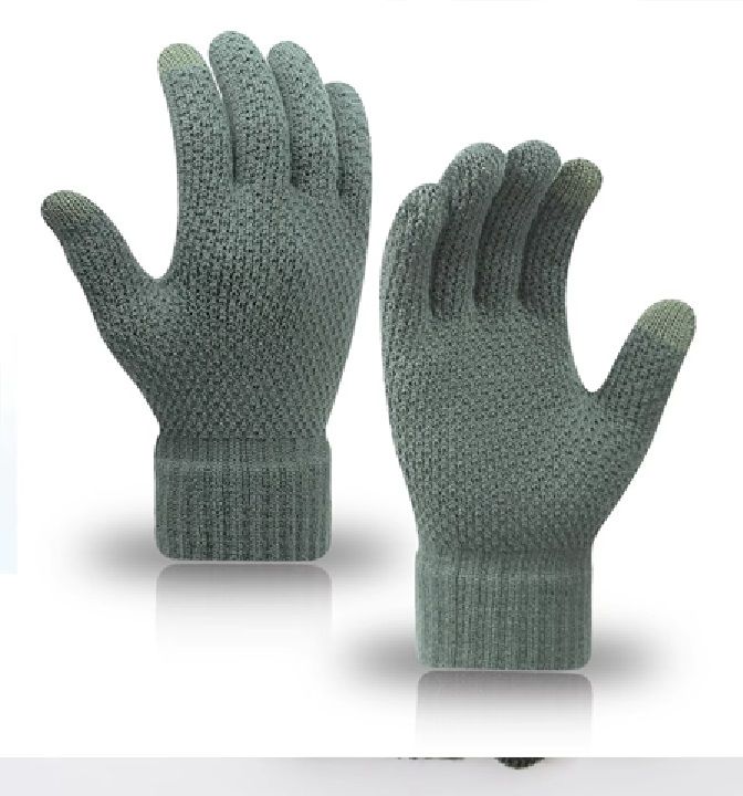 Touchscreen Winter Gloves Stretchy Full Fingers Knitted Magic Cold Weather woolen cotton acrylic Men Women Unisex