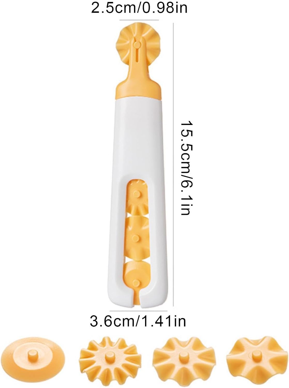 Pastry wheel dough roller with 4-in-1 design cutting cutter ravioli noodles cookies pasta